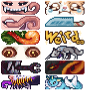 AUG 2024 - APR 2025 | specitag dump+ ( melascula, melascula, prawn, weird, mama, mannequin; peep, icicle, weird, take, hellhounds, vaporeon)